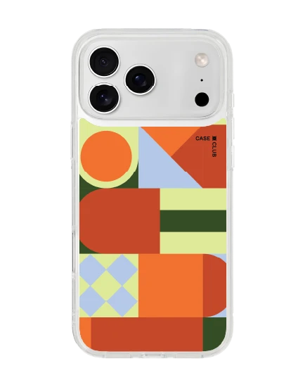 เคสใส iphone 17 pro max ดีไซน์เรขาคณิตสุดเก๋