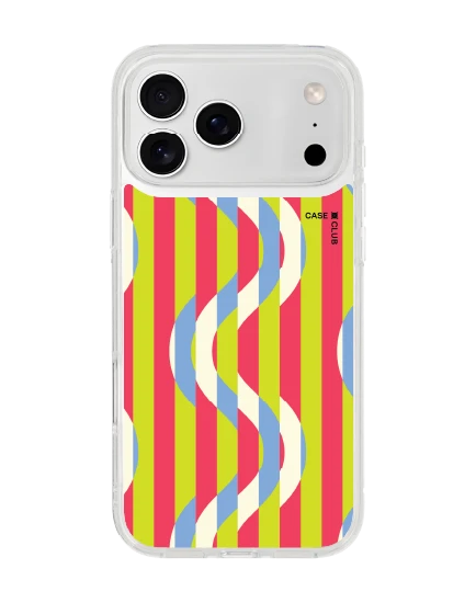 เคสใส iphone 17 pro max ภาพลวงตาหลากสี