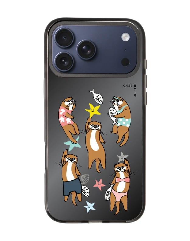 iphone 17 pro max black mirror magsafe multi otter