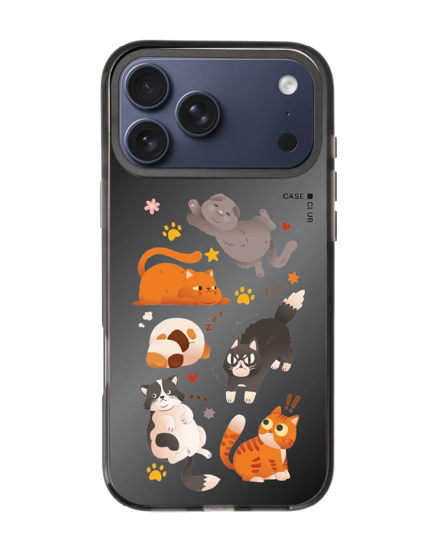 เคสกระจกดำ iphone 17 pro max mirror magsafe รวมแมวหลากอารมณ์