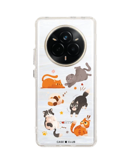 เคสใส realme 14 pro รวมแมวหลากอารมณ์
