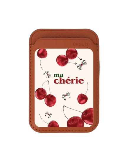 brown wallet magsafe my cherry