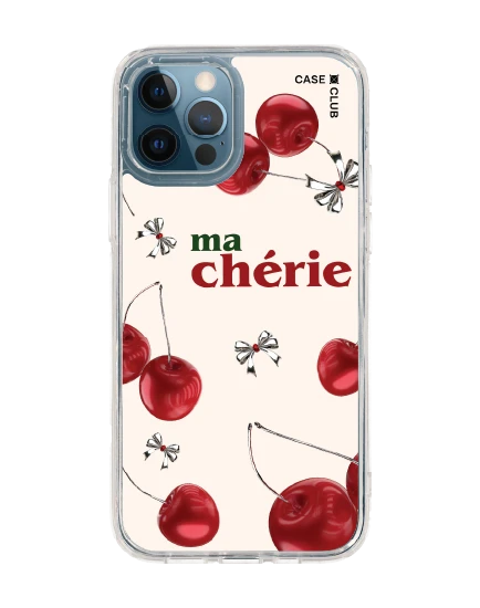 iphone 12/12 pro clear case my cherry