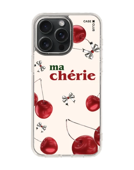 เคสใส iphone 15 pro max magsafe เชอร์รี่แดงเมทัลลิก