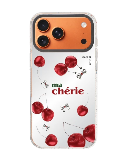 เคสกระจกใส iphone 17 pro max mirror magsafe เชอร์รี่แดงเมทัลลิก
