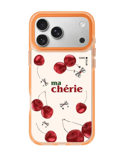 iphone 17 pro max clear orange magsafe my cherry