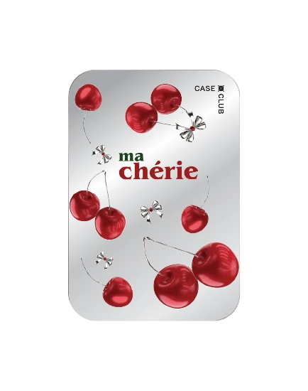 magnetic mirror cardholder stand my cherry