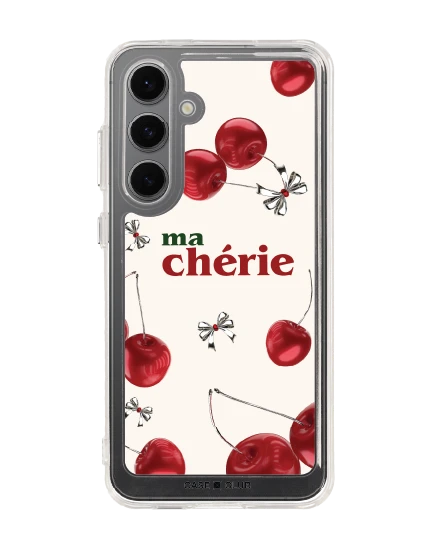 samsung galaxy s24 fe clear case my cherry