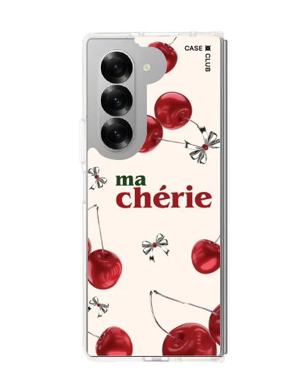 samsung galaxy z fold 6 clear case my cherry