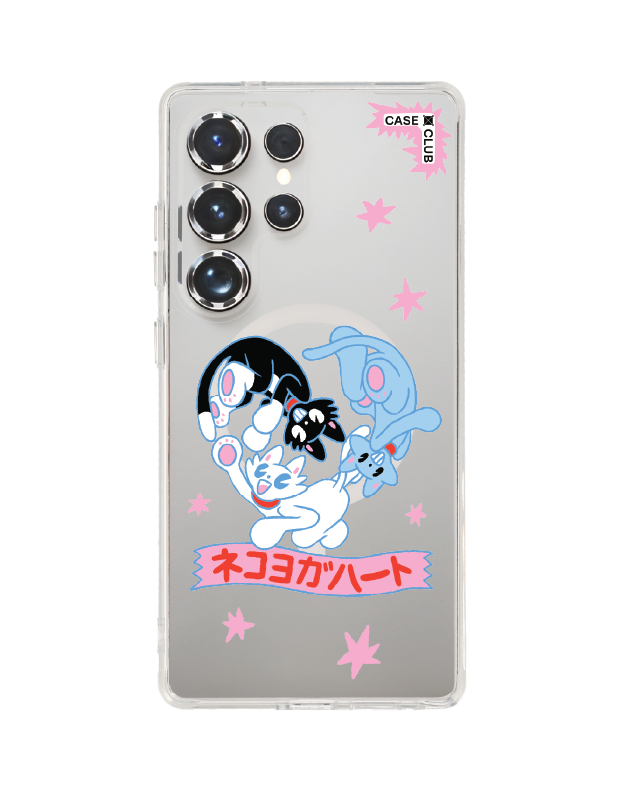 เคสใส samsung galaxy s25 ultra magsafe แมวสามเหลี่ยม