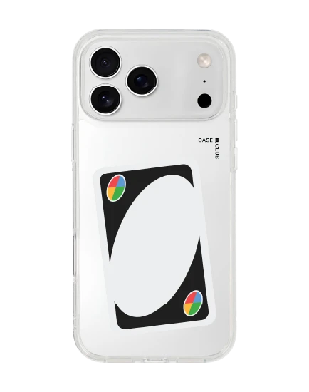 เคสใส iphone 17 pro max การ์ด uno โน้ต