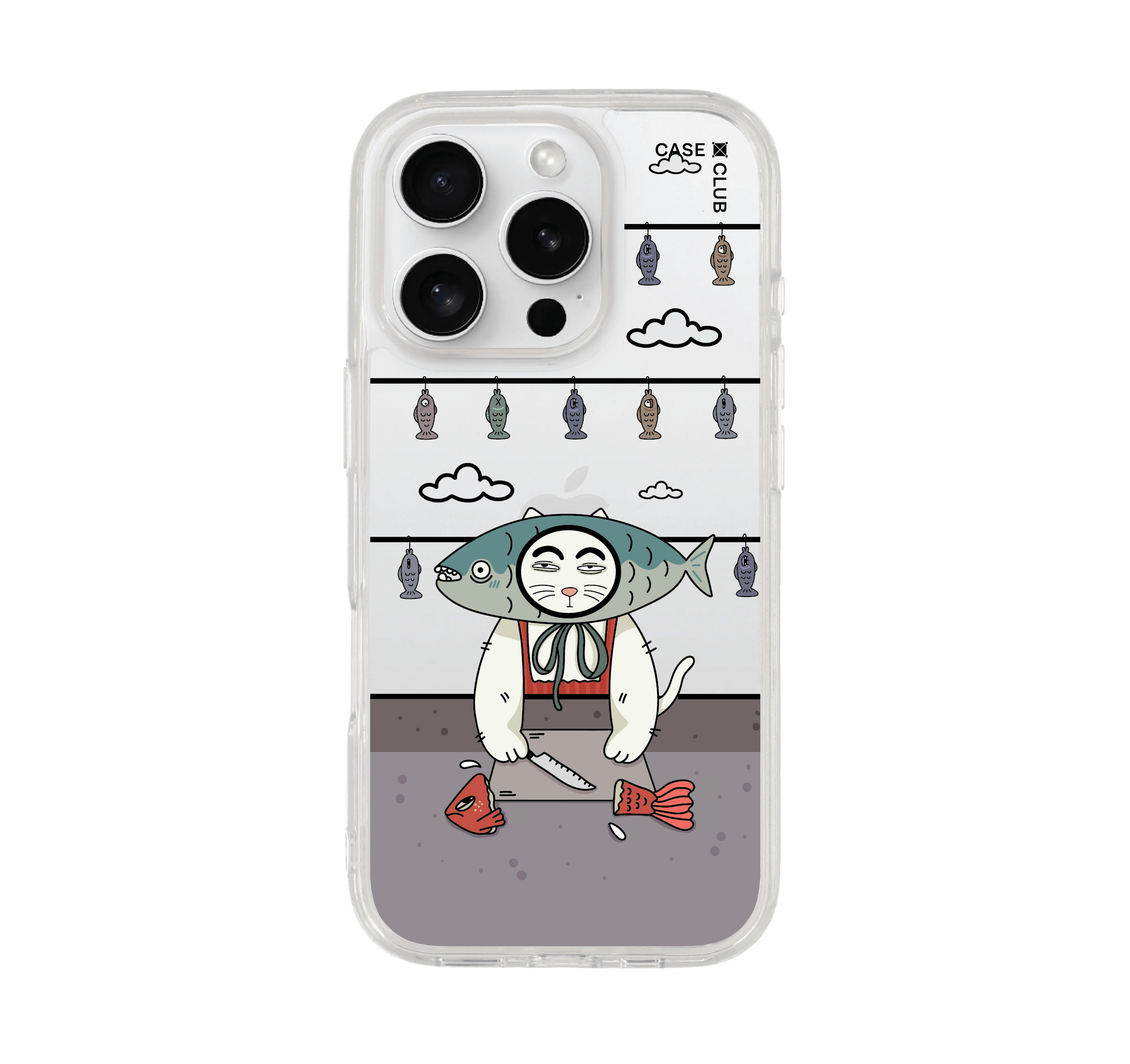 เคสใส iphone 16 pro แมวโอมากาเสะ