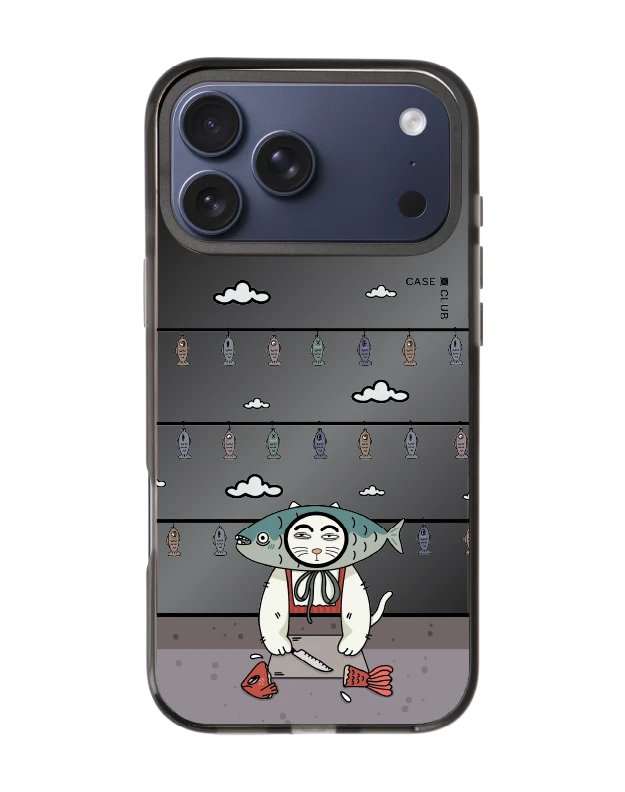 iphone 17 pro max black mirror magsafe omagase cat