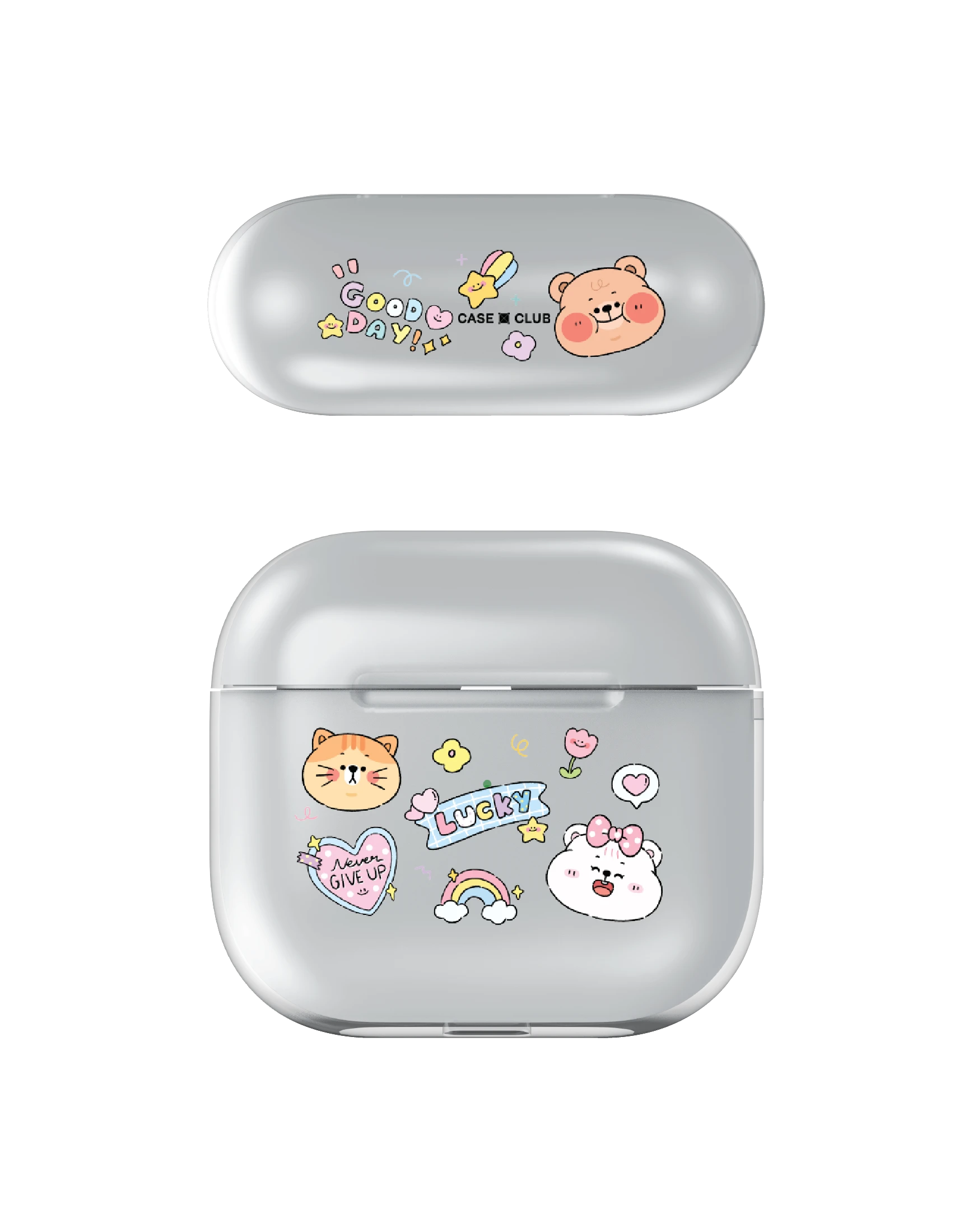 airpods 4 clear case onnie bear food