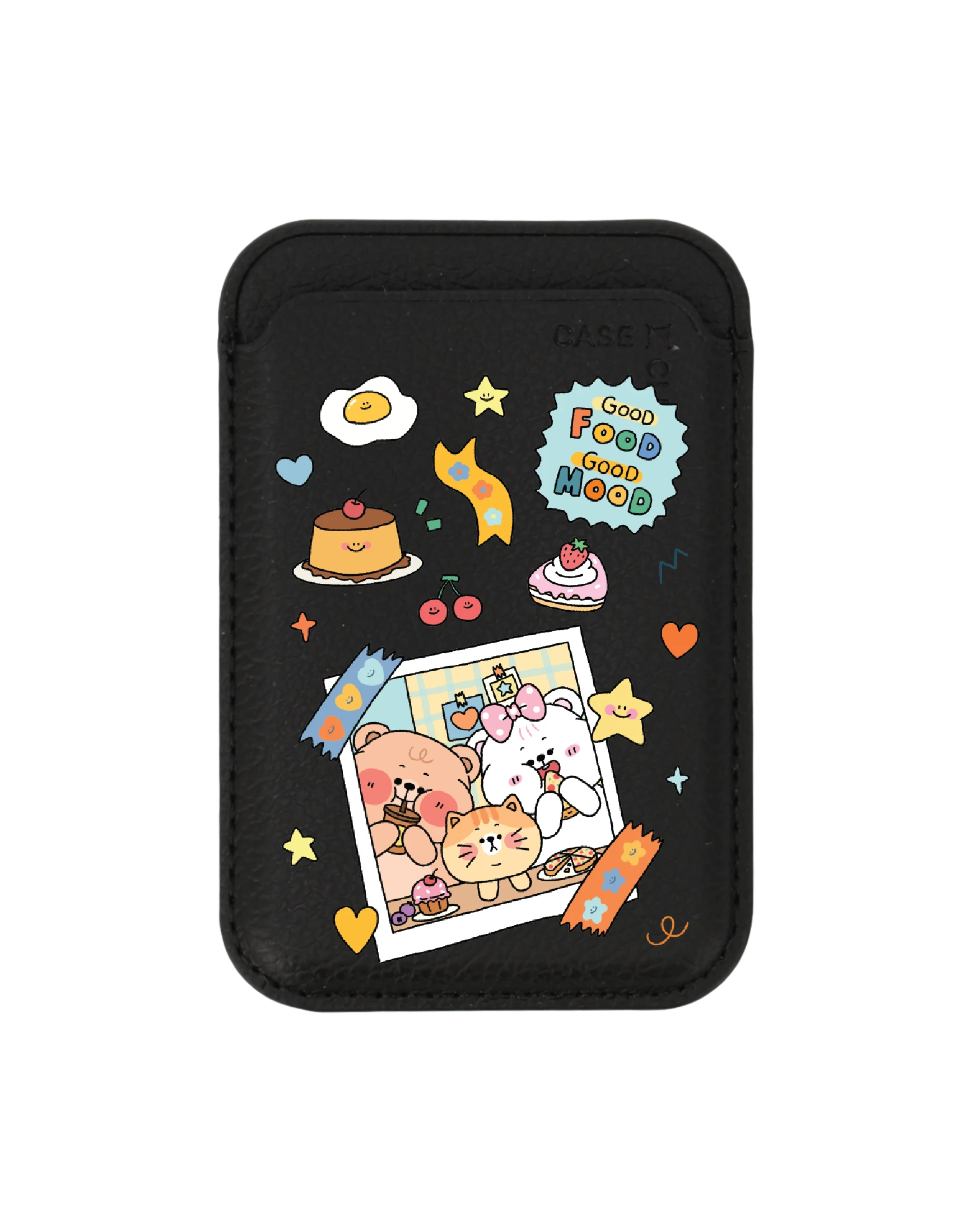 black wallet magsafe onnie bear food