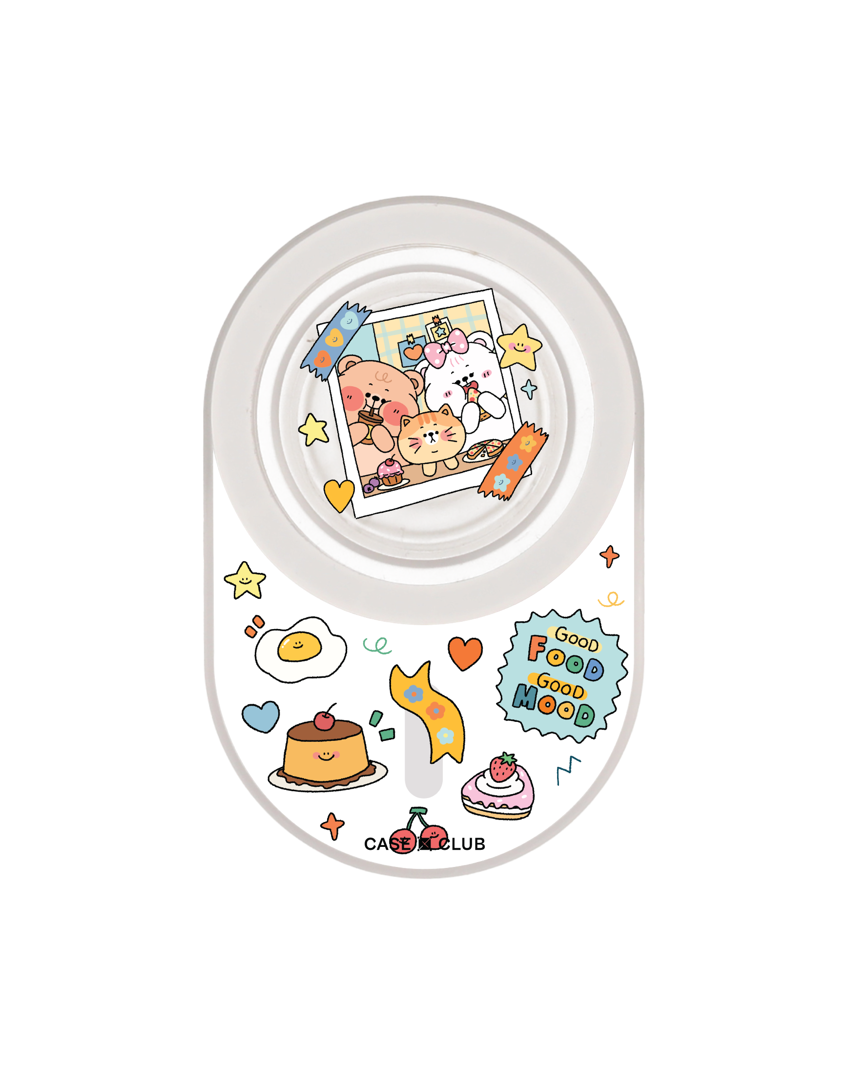clear popgrip onnie bear food