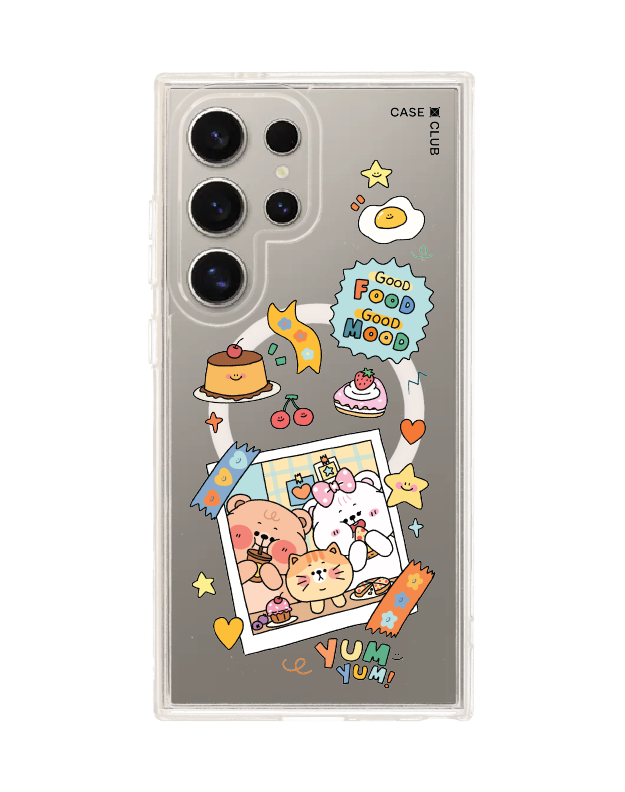 เคสใส samsung s24 ultra magsafe onnie bear อาหาร