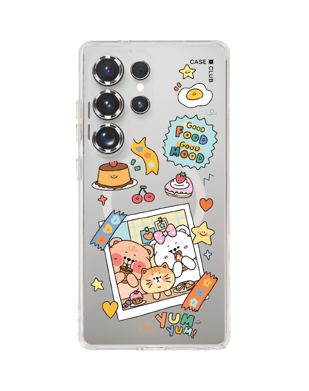 เคสใส Samsung Galaxy S25 Ultra MagSafe Onnie Bear อาหาร