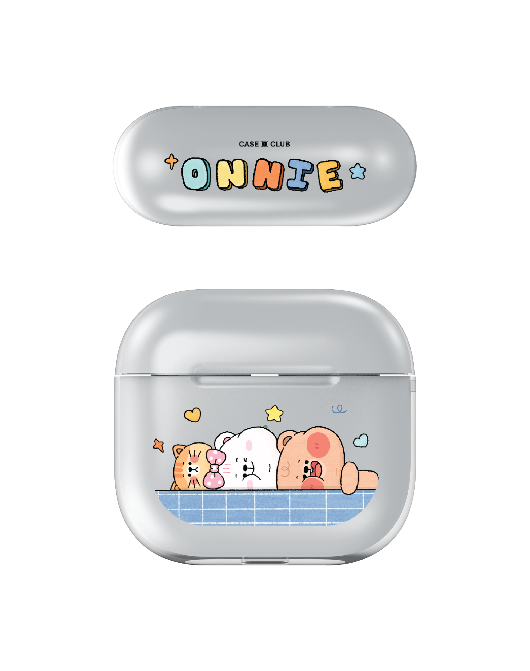 เคสใส AirPods 4 Onnie Bear และผองเพื่อน