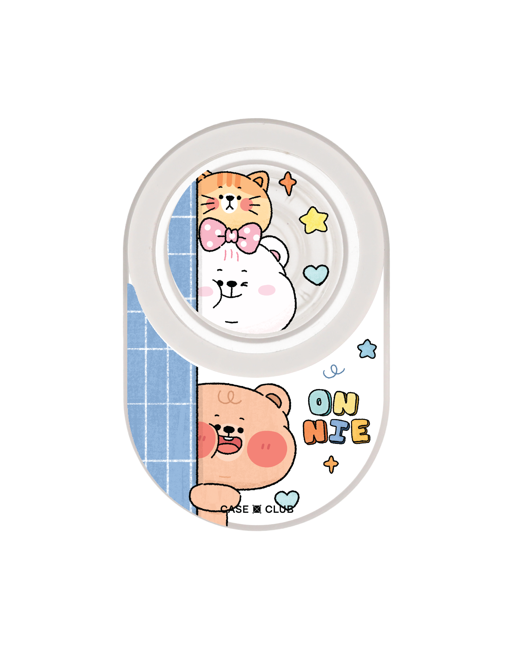 clear popgrip onnie bear & friends