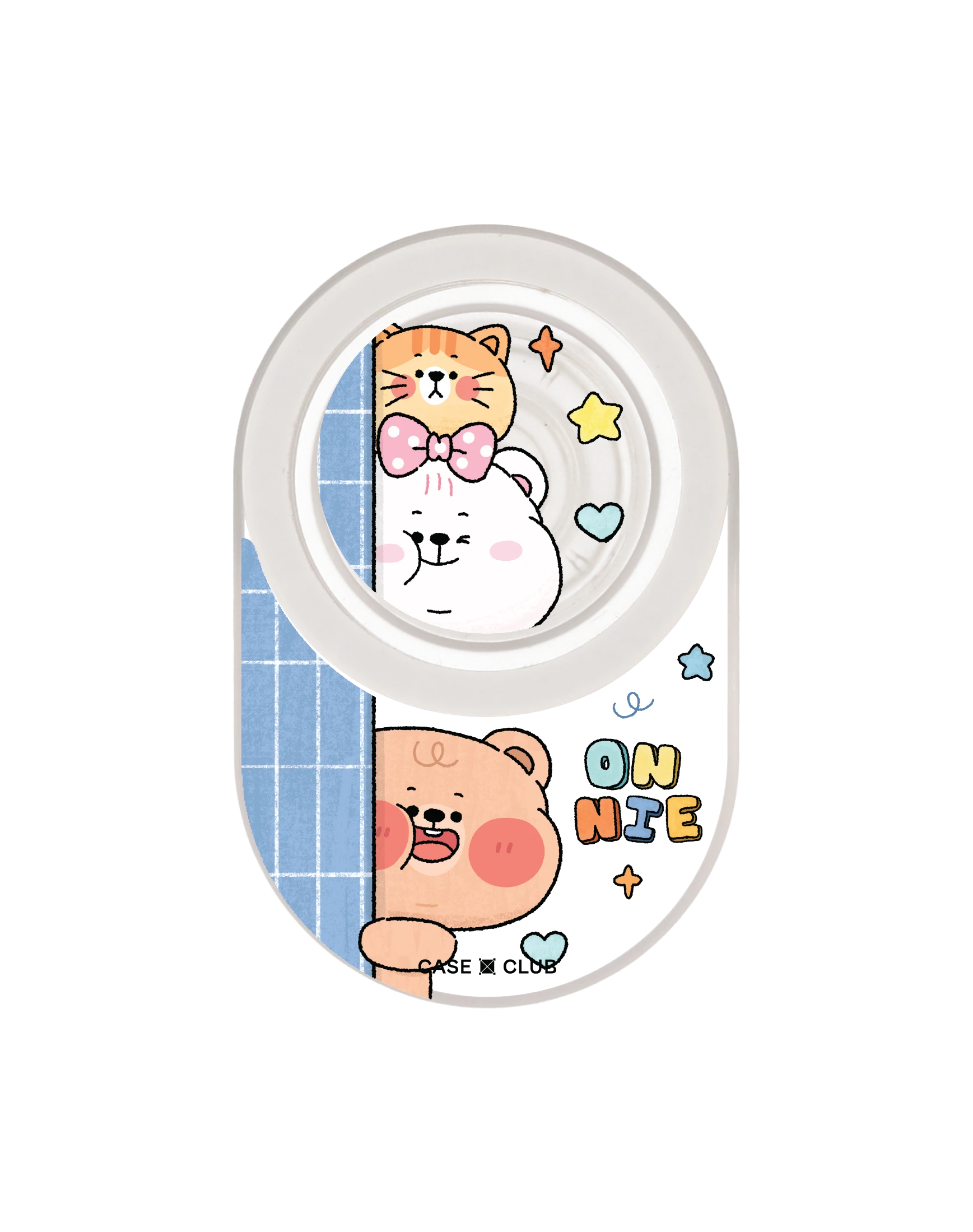 clear popgrip onnie bear & friends