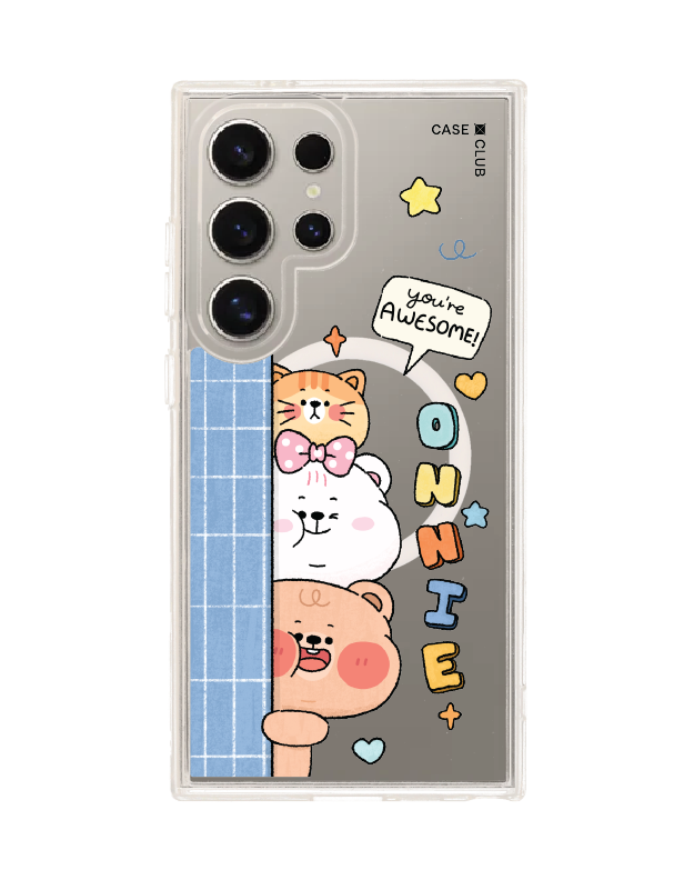 เคสใส samsung s24 ultra magsafe onnie bear และผองเพื่อน