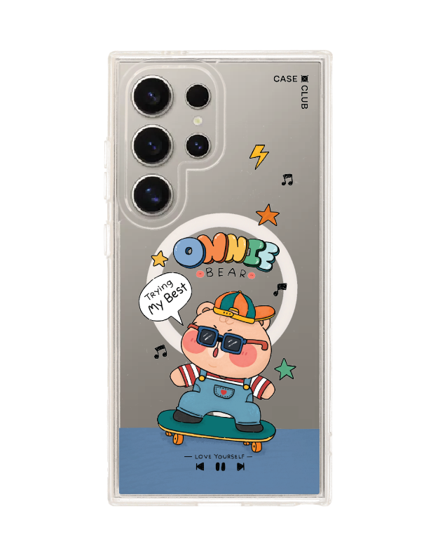 เคสใส samsung s24 ultra magsafe onnie bear สเก็ตบอร์ด