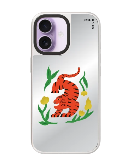 iphone 17 mirror silver magsafe orange tiger