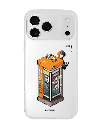 iphone 17 pro max clear orient phone booth