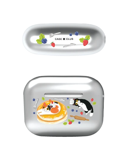 เคสกระจก airpods pro 3 มันช์กิ้นกับแพนเค้กของเขา