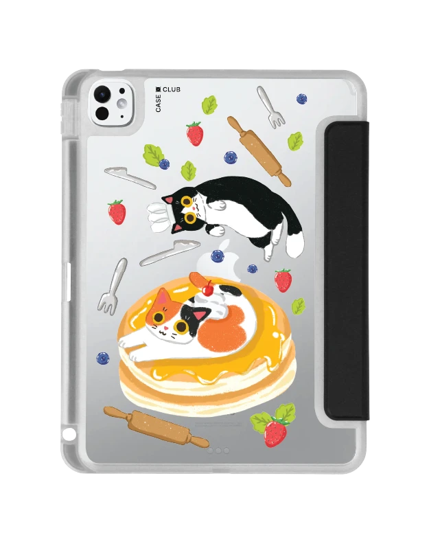 เคสใส ipad pro 11 สีดำ มันช์กิ้นกับแพนเค้กของเขา