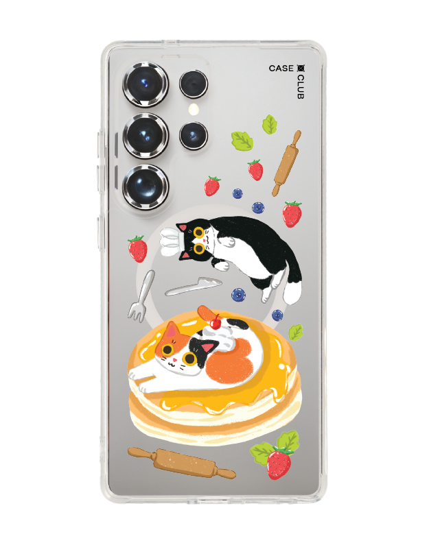 เคสใส samsung galaxy s25 ultra magsafe มันช์กิ้นกับแพนเค้กของเขา