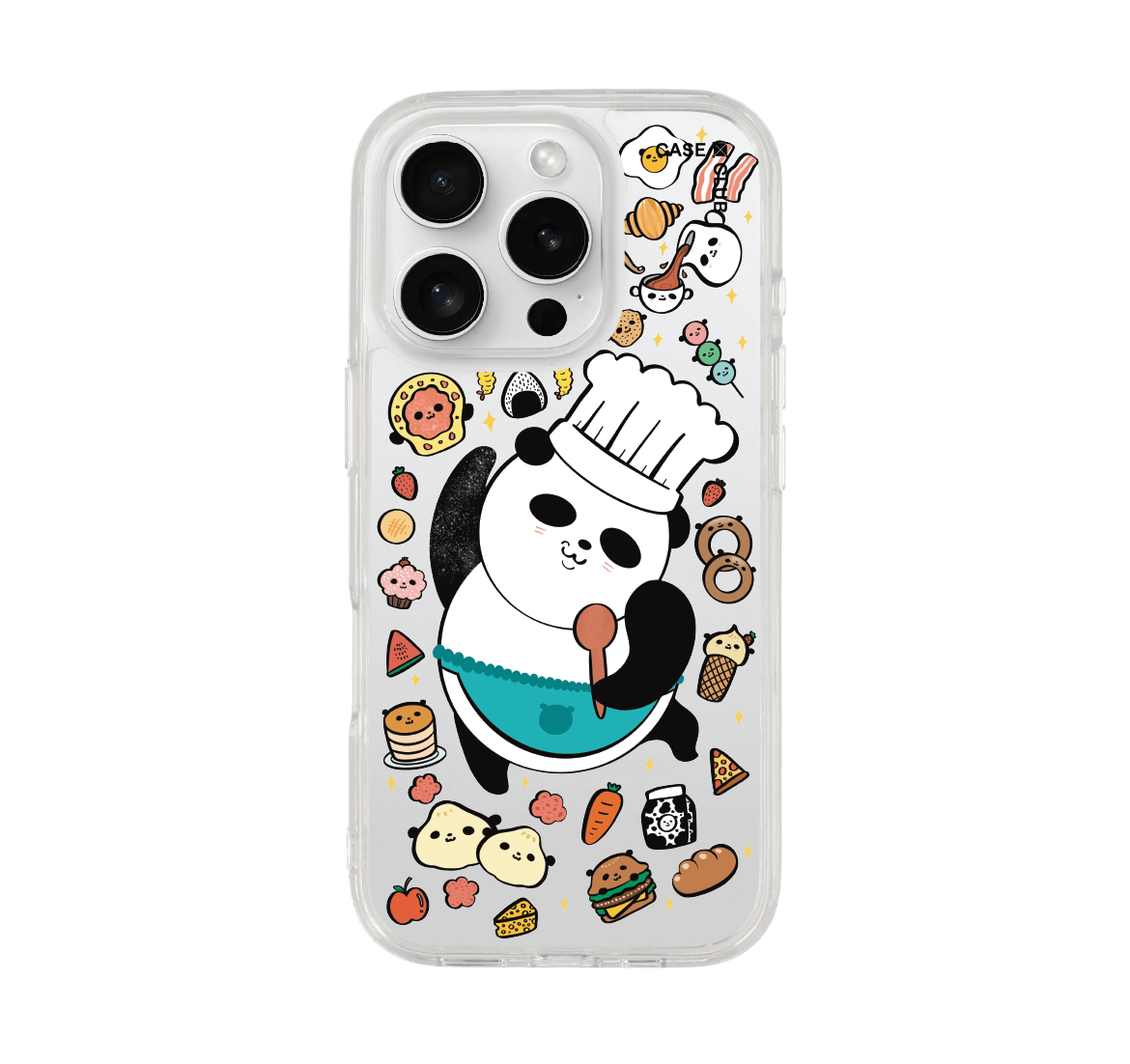 เคสใส iPhone 16 Pro แพนด้าเชฟ