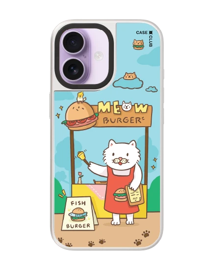 เคสกระจก iphone 17 magsafe ร้านเบอร์เกอร์ของแมวเหมียว