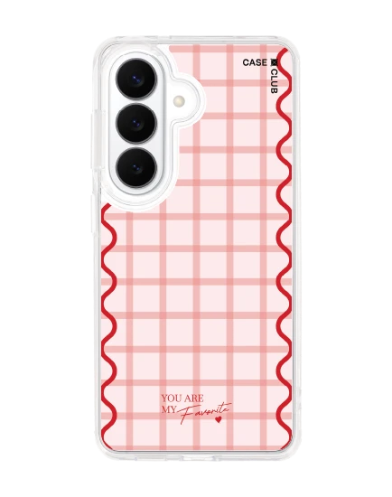 samsung galaxy s26 clear magsafe pink checkered