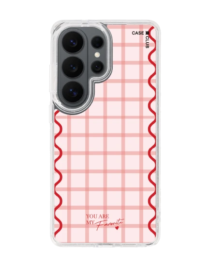 samsung galaxy s26 ultra clear magsafe pink checkered