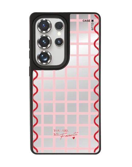 samsung s25 ultra matte mirror magsafe pink checkered