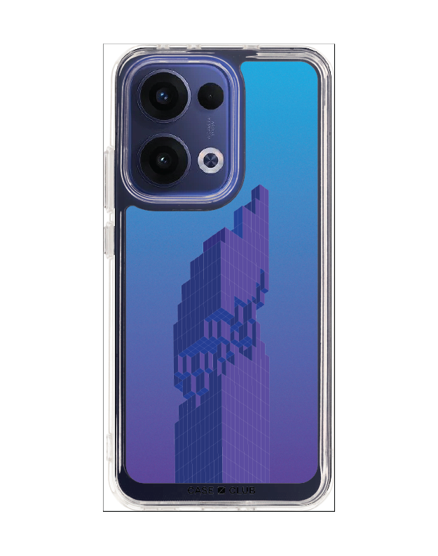 เคสใส oppo reno 13 ตึกสูงพิกเซล