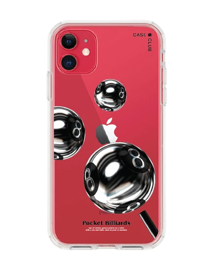 iphone 11 clear case pocket billiards