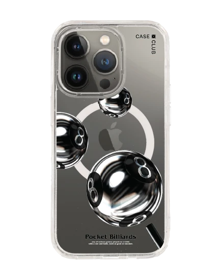 iphone 14 pro clear magsafe pocket billiards