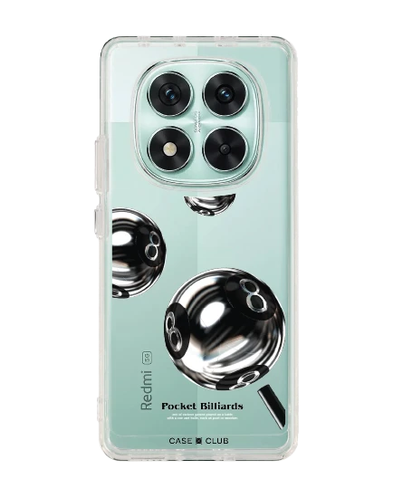 redmi note 14 pro clear case pocket billiards