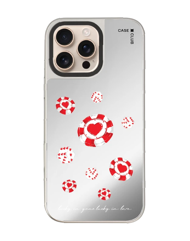 iphone 16 pro max mirror case magsafe poker love