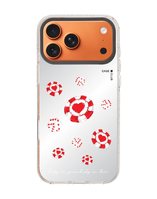 iphone 17 pro max clear mirror magsafe poker love