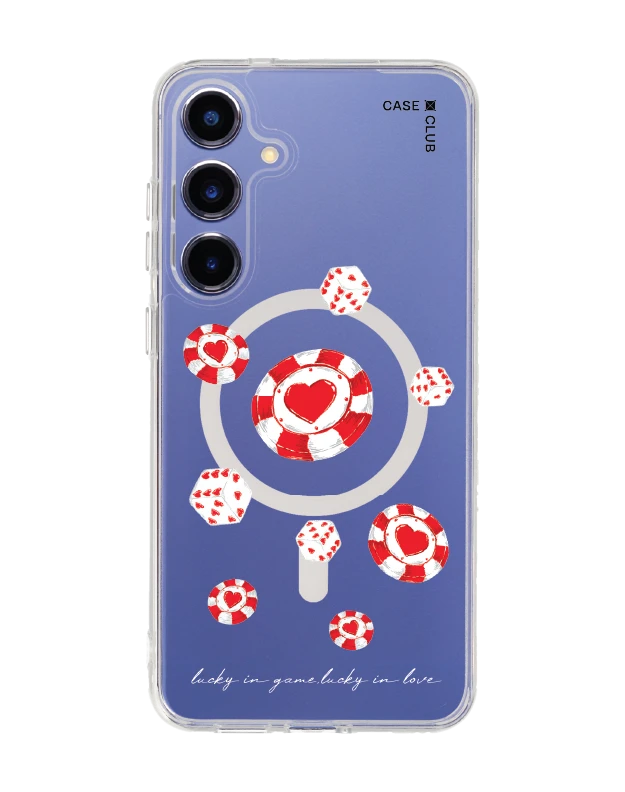 samsung galaxy s25 plus clear magsafe poker love