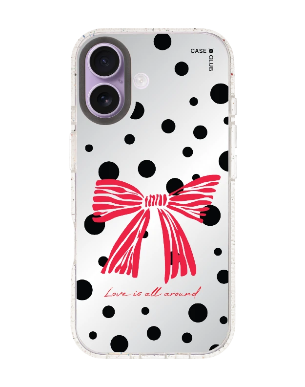 iphone 17 clear mirror magsafe polka bow crush