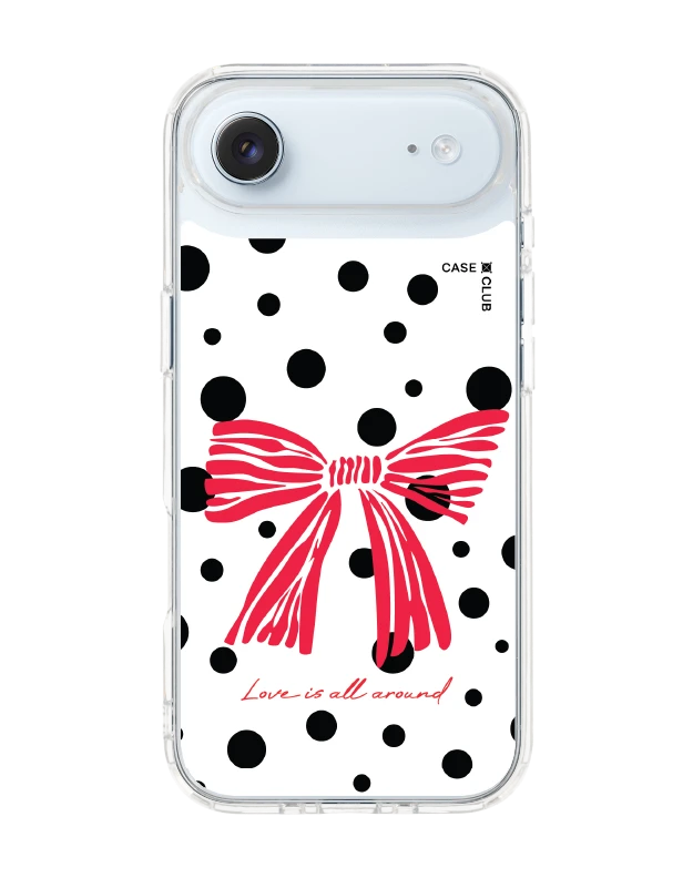 iphone air clear polka bow crush