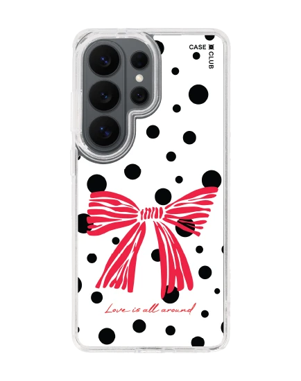 samsung galaxy s26 ultra clear magsafe polka bow crush