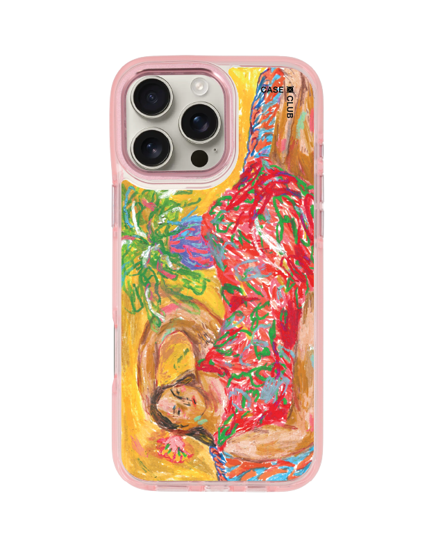 iPhone 16 Pro Max Clear Pink MagSafe Juli Baker พอร์ทเทรต