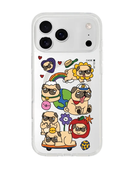 เคสใส iphone 17 pro max magsafe หมาปั๊กเวิลด์ทัวร์