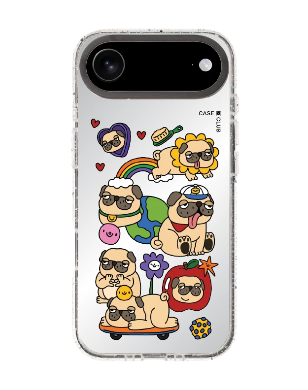 iphone air clear mirror magsafe pug around the world